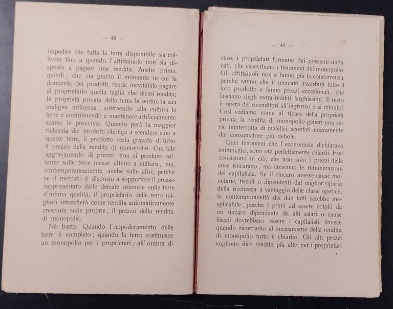 RINCARO E CAPITALISM0 di Arturo Labriola 1911 Partenopea Libro lezione … | Immagine Gallery 6