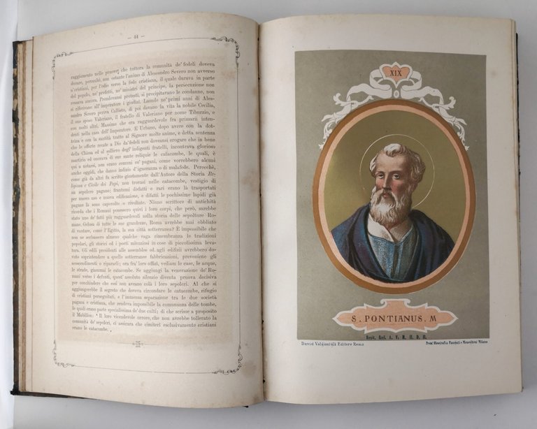 RITRATTI E BIOGRAFIE DEI ROMANI PONTEFICI di Luigi Tripepi Volume …