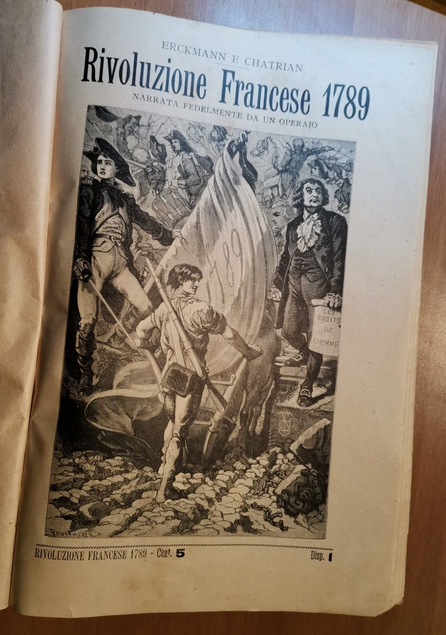 RIVOLUZIONE FRANCESE 1789 narrata fedelmente da operaio di Chatrian libro …