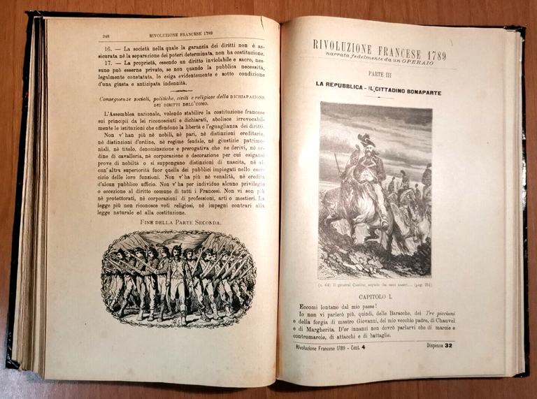 RIVOLUZIONE FRANCESE 1789 narrata fedelmente da operaio di Chatrian libro …