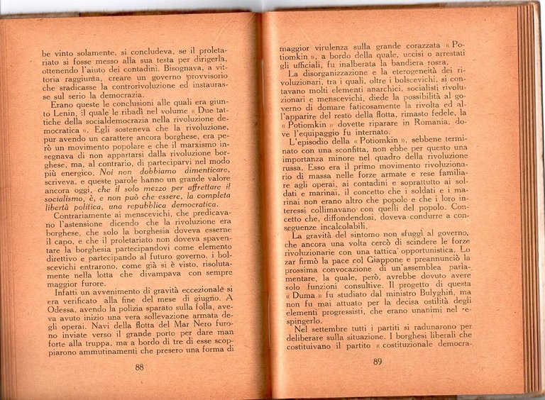 RIVOLUZIONI IN RUSSIA di Stefano Canzio 1945 Allegranza Libro politica
