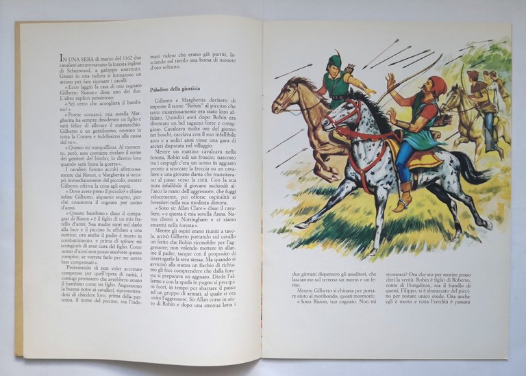 ROBIN HOOD di Alessandro Dumas 1982 RUMA libro illustrato infanzia