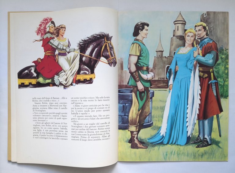 ROBIN HOOD di Alessandro Dumas 1982 RUMA libro illustrato infanzia