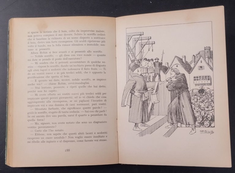 ROBIN HOOD di Davy Harreden 1949 Chiantore Libro illustrato Carlo …