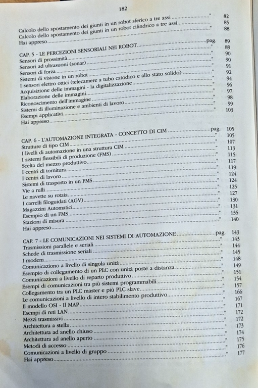 ROBOTICA E AUTOMAZIONE INTEGRATA di Luigi Rossi 1991 Di Piero … | Immagine Gallery 5