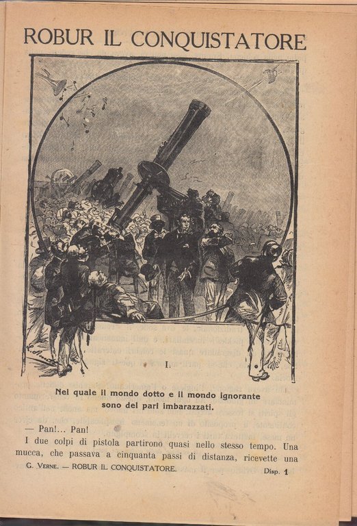 ROBUR IL CONQUISTATORE di Giulio Verne - libro vintage Sonzogno …