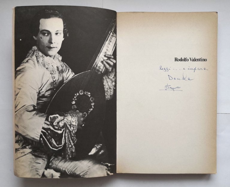 RODOLFO VALENTINO di Alexander Walker 1977 Bompiani libro biografia attore