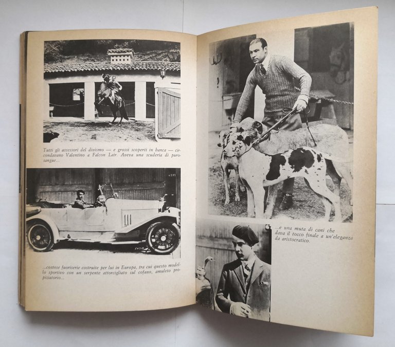 RODOLFO VALENTINO di Alexander Walker 1977 Bompiani libro biografia attore
