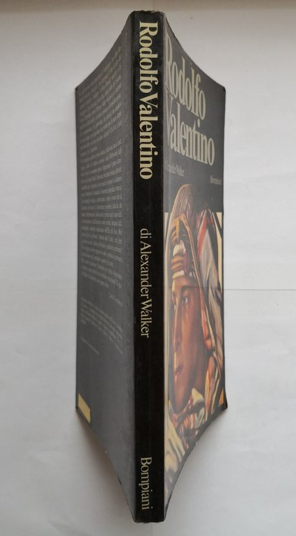 RODOLFO VALENTINO di Alexander Walker 1977 Bompiani libro biografia attore