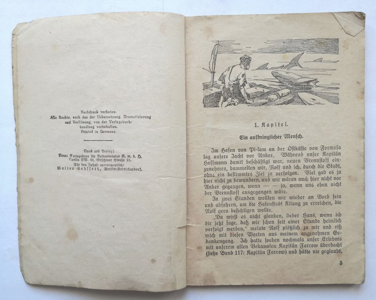 Rolf Torring's Abenteuer DER MORD HUMMER di Hans Warren 1930 …