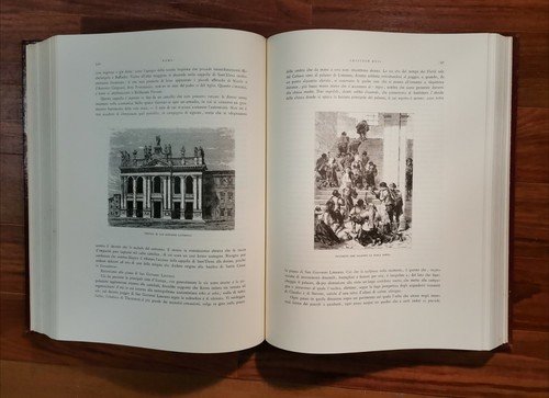 ROMA DESCRIZIONE E RICORDI di Francesco Wey 1988 Anastatica ediz …