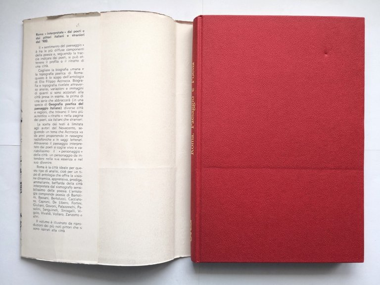 ROMA PAESAGGIO E POESIA di Elio Filippo Accrocca 1965 Canesi …