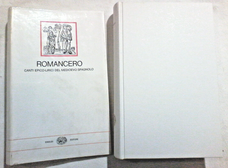 ROMANCERO Canti epico-lirici del Medioevo spagnolo 1983 Einaudi Millenni libro