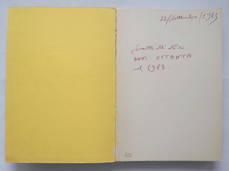 ROSSO DI MATTINA di Luigi Personè 1982 Nuovedizioni Vallecchi libro …