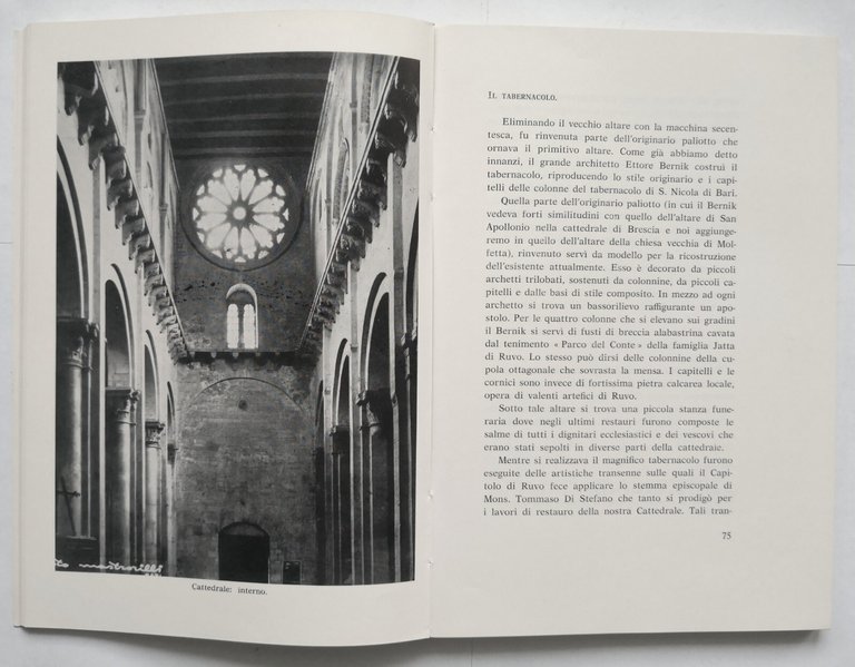 RUVO SACRA di Vincenzo Pellegrini 1970 Mezzina libro Puglia Storia
