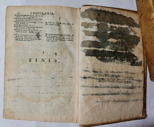 SACROSANCTUM CONCILIUM TRIDENTINUM 1753 Bassano libro antico religione concilio