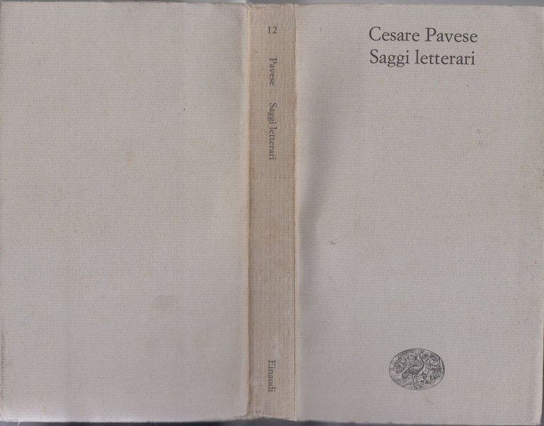 SAGGI LETTERARI di Cesare Pavese 1968 Einaudi Libro | Immagine Gallery 2