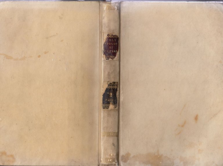 SAGGIO DI POESIE Giuseppe Saverio Poli Volume II parte 1 …