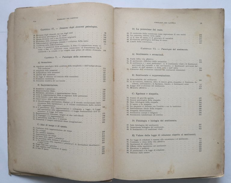 SAGGIO DI UNA PSICOLOGIA BASATA SULL'ESPERIENZA di Harald Hoffding 1913 …