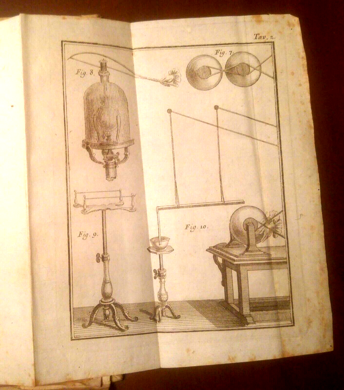 Saggio Intorno all'elettricità Dei Corpi di Nollet 1747 Pasquali libro …