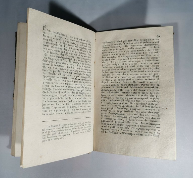 SAGGIO SULLA FILOSOFIA DELLE LINGUE di Melchiorre Cesarotti 1818 libro …
