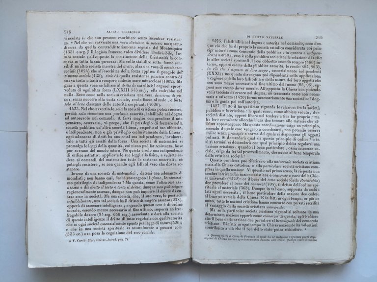 SAGGIO TEORETICO DI DIRITTO NATURALE Luigi Taparelli volume II 1851 …