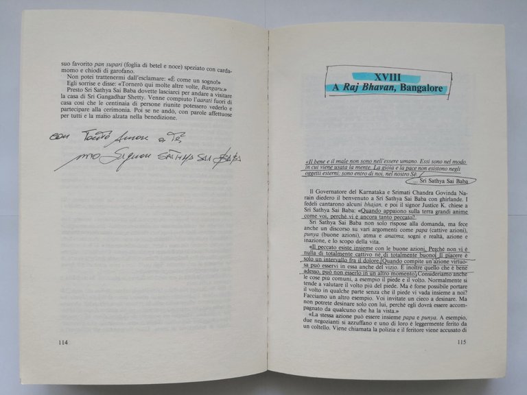 SAI BABA LA DIVINITÀ VIVENTE di Shakuntala Balu 2001 Armenia …