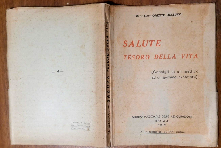 SALUTE TESORO DELLA VITA Oreste Bellucci consigli di un medico …