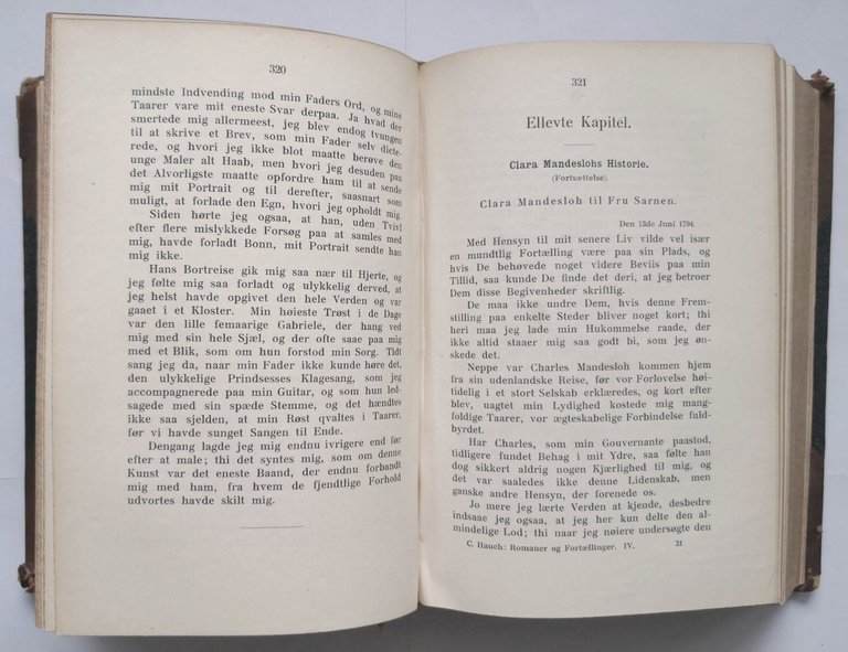 SAMLEDE ROMANER OG FORTÆLLINGER di Hauch volume 4 Slottet ved …