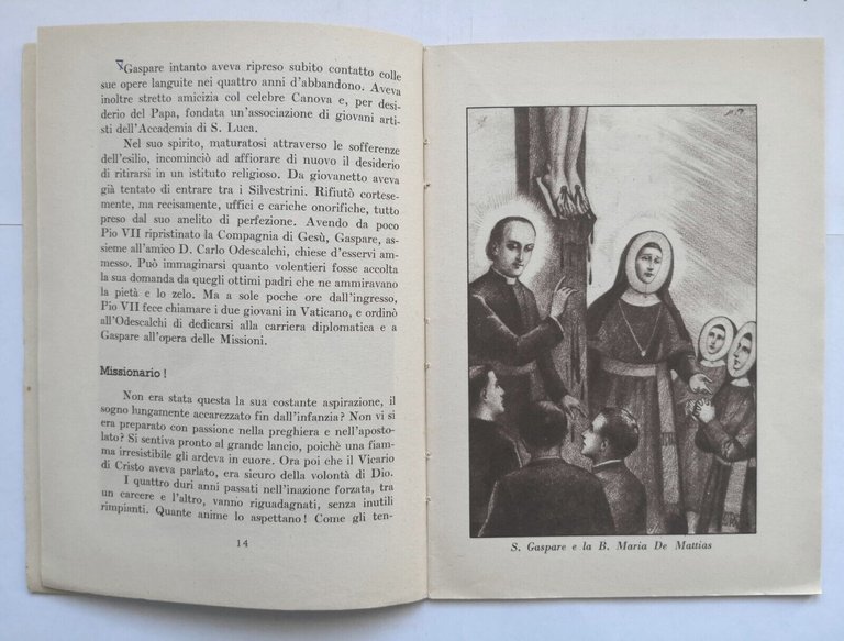 SAN GASPARE DEL BUFALO Romano di Fedele Gorga 1954 Libro …