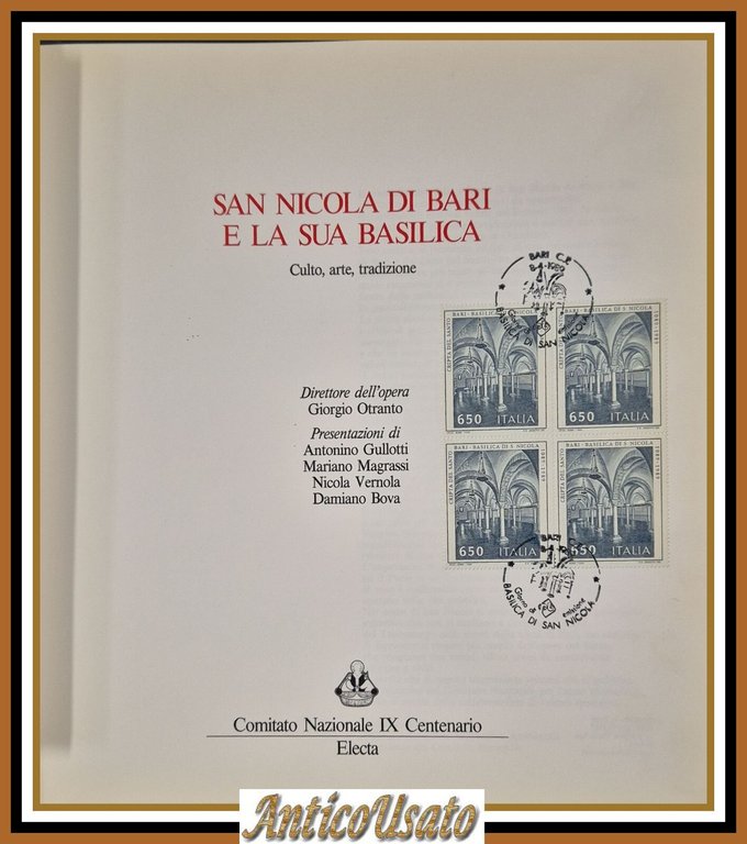 SAN NICOLA DI BARI E LA SUA BASILICA Culto Arte …