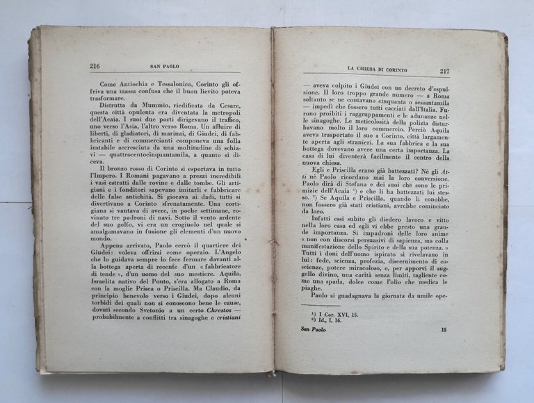 SAN PAOLO di Emile Baumann 1927 Libreria Morcelliana libro biografia …