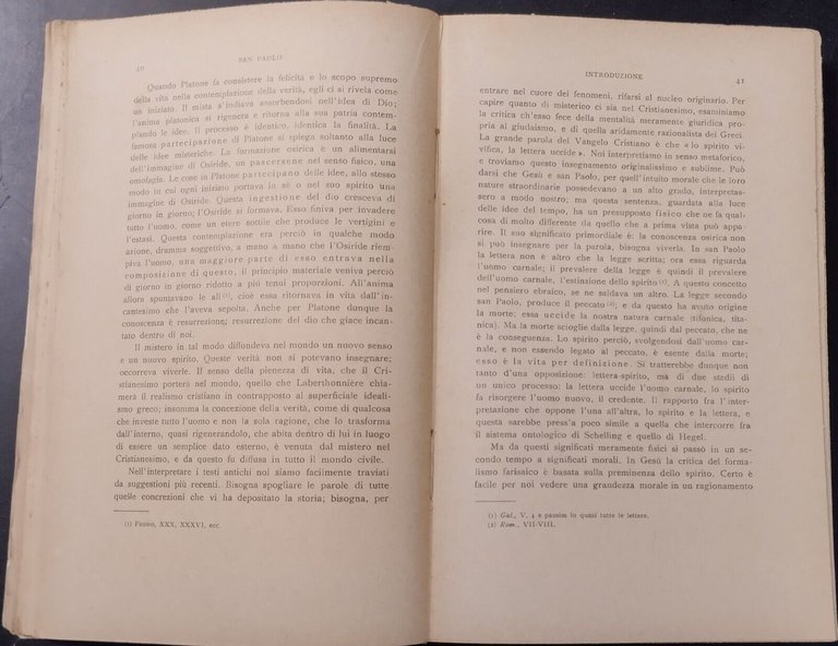 SAN PAOLO di Santangelo 1933 Laterza Libro biografia agiografia vita …