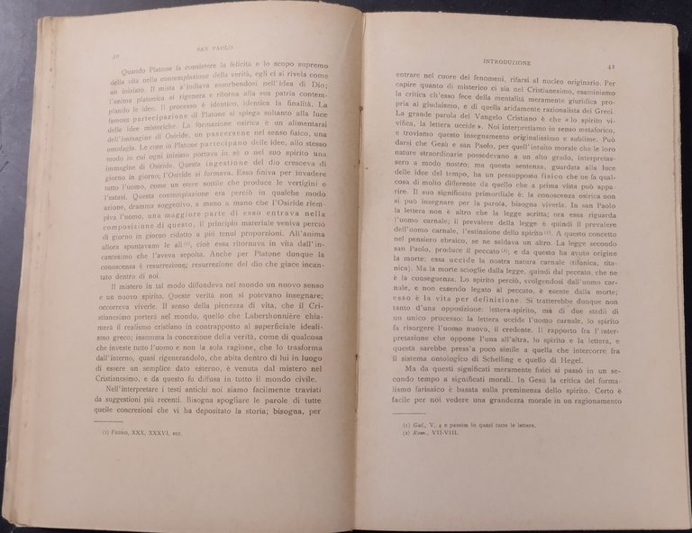SAN PAOLO di Santangelo 1933 Laterza Libro biografia agiografia vita …