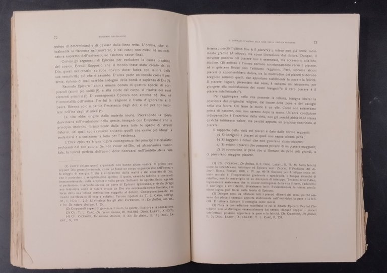 SAN TOMMASO D'AQUINO ALLA LUCE DELLA CRITICA MODERNA di Bartolomei …