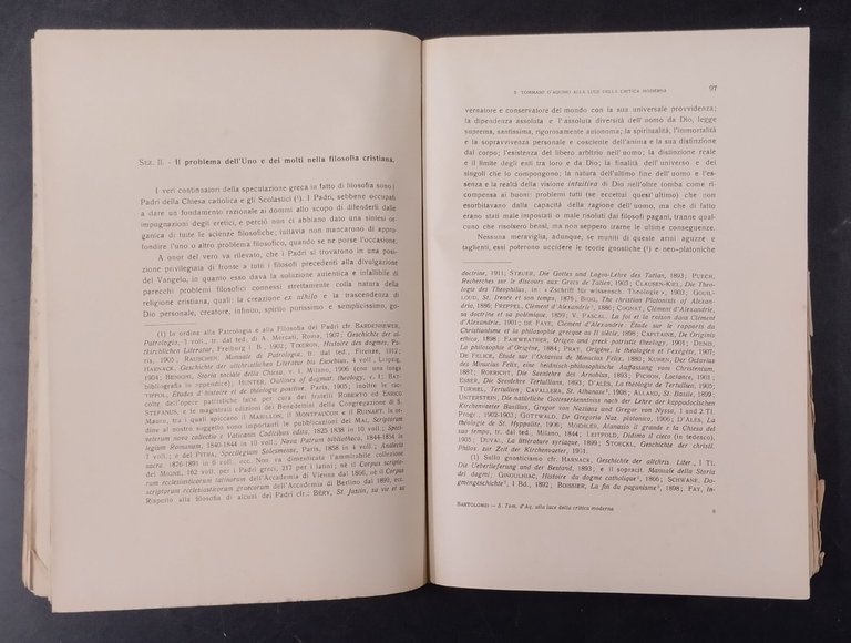 SAN TOMMASO D'AQUINO ALLA LUCE DELLA CRITICA MODERNA di Bartolomei …