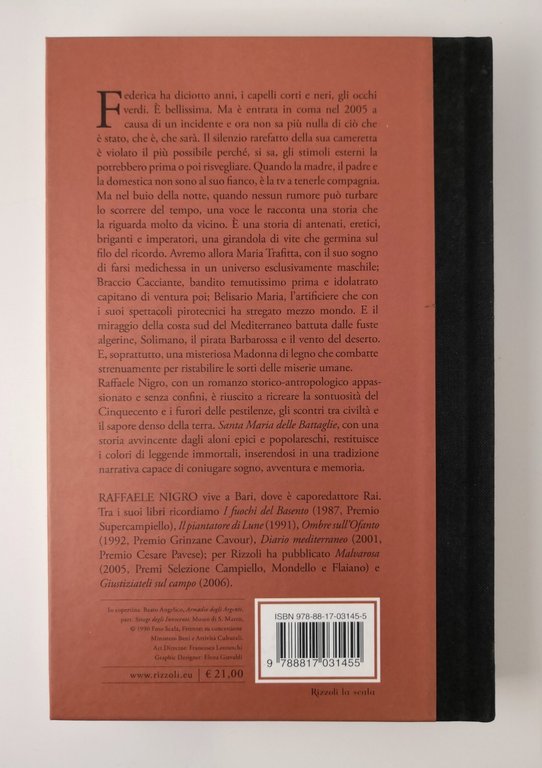 SANTA MARIA DELLE BATTAGLIE di Raffaele Nigro 2009 Rizzoli Libro …