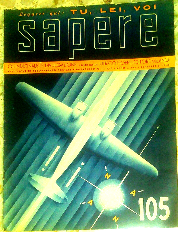 SAPERE 21 numeri annata 1939 Hoepli rivista di divulgazione scientifica … | Immagine Gallery 2