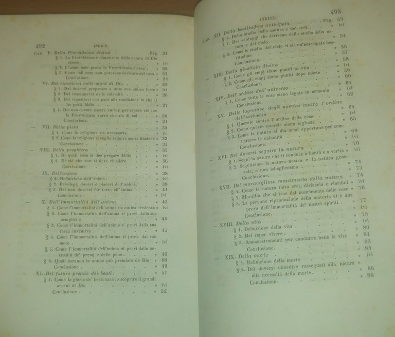 SAPIENZA MORALE DEGLI ANTICHI FILOSOFI GRECI E LATINI di Melchior …