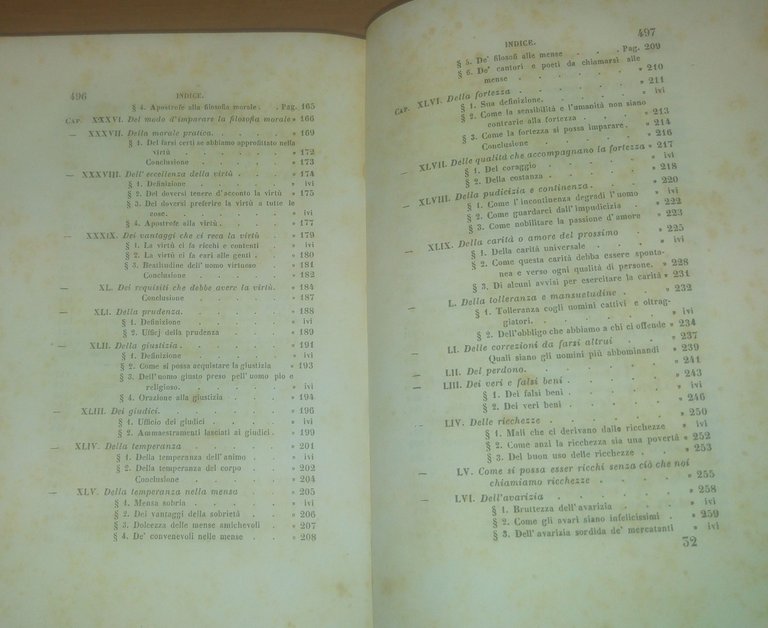SAPIENZA MORALE DEGLI ANTICHI FILOSOFI GRECI E LATINI di Melchior …