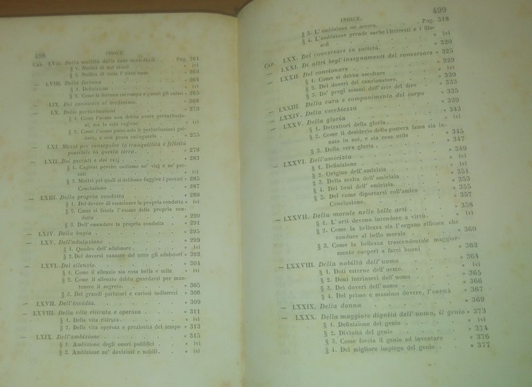 SAPIENZA MORALE DEGLI ANTICHI FILOSOFI GRECI E LATINI di Melchior …