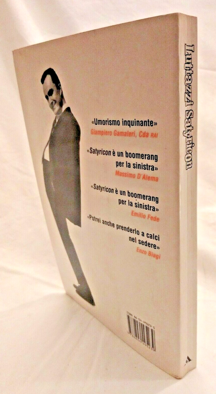SATYRICON di Daniele Luttazzi 2001 Mondadori prima edizione libro satira