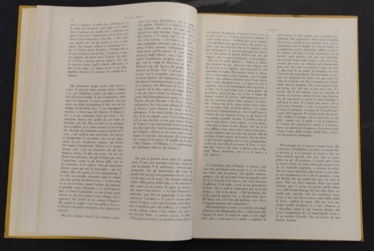 SATYRICON di Petronio Arbitro 1969 Palazzi Libro Edo Sanguineti Bruno …