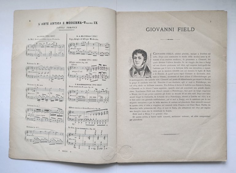 SCELTA DI COMPOSIZIONI PER PIANOFORTE volume IX Ricordi 1870 Spartito …