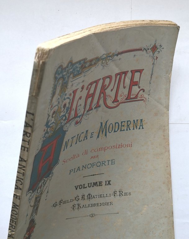 SCELTA DI COMPOSIZIONI PER PIANOFORTE volume IX Ricordi 1870 Spartito …