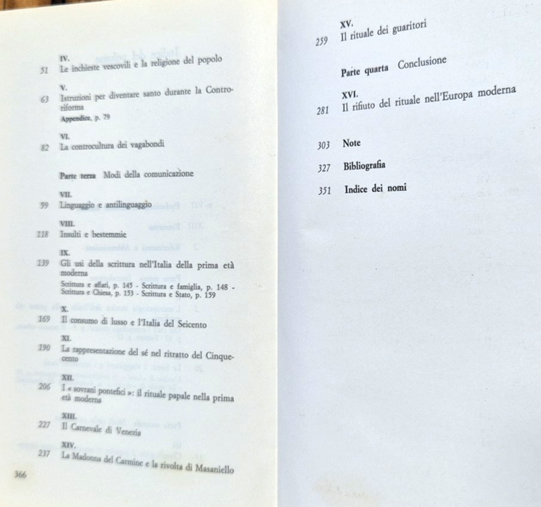 SCENE DI VITA QUOTIDIANA NELL'ITALIA MODERNA di Peter Burke 1988 … | Immagine Gallery 5