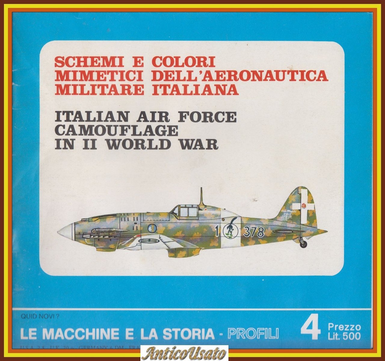 SCHEMI E COLORI MIMETICI DELL'AERONAUTICA MILITARE ITALIANA di Nino Arena …