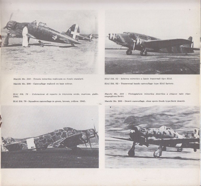 SCHEMI E COLORI MIMETICI DELL'AERONAUTICA MILITARE ITALIANA di Nino Arena …