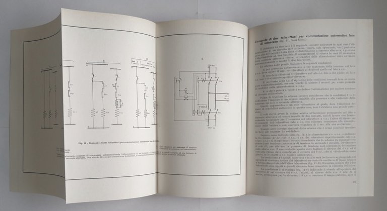 SCHEMI ELETTRICI FUNZIONALI di Gino Del Monaco 1961 Editoriale Delfino …