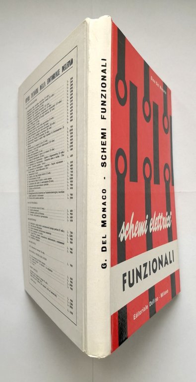 SCHEMI ELETTRICI FUNZIONALI di Gino Del Monaco 1961 Editoriale Delfino …
